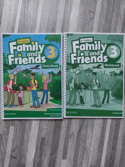 Підручники книжки English  Family and friends OXFORD 3 клас
