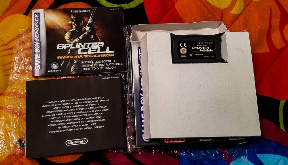 Splinter Cell Game Boy GBA Nintendo