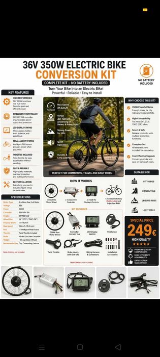 Roda Eléctrica 249€. Oportunidades