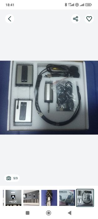 Bezprzewodowy mikrofon radiowy wyprodukowany przez Wireless