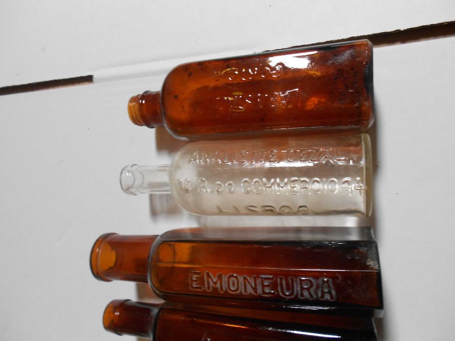 Frascos farmacia antigos vintage diversos
