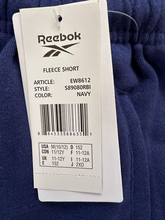 Шорты флисовые  reebok