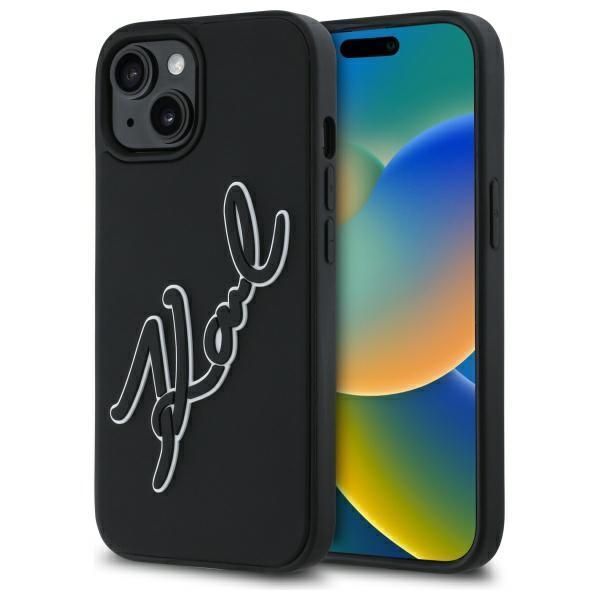 Karl Lagerfeld KLHCP15S3DRKSDLK iPhone   15 6.1" czarny/black hardca