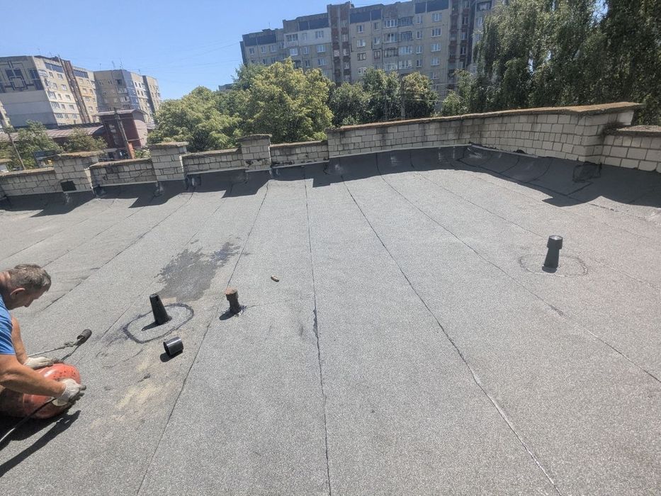 Дах,мягка покрівля,даху з рубероїду,ремонт даху,покрівельні роботи рвбероїд