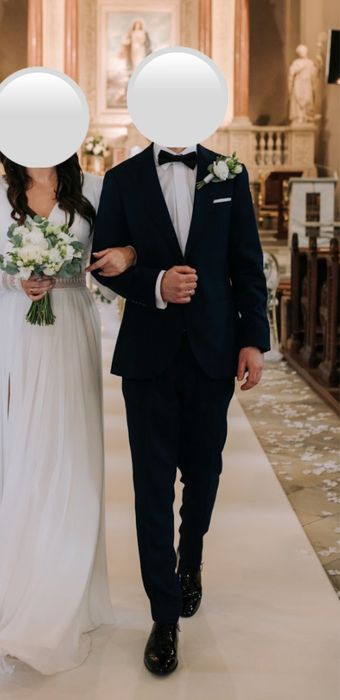 Garnitur Lancerto model Miami granatowy