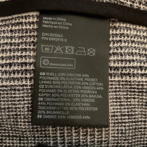 Штани H&M у клітинку сірі