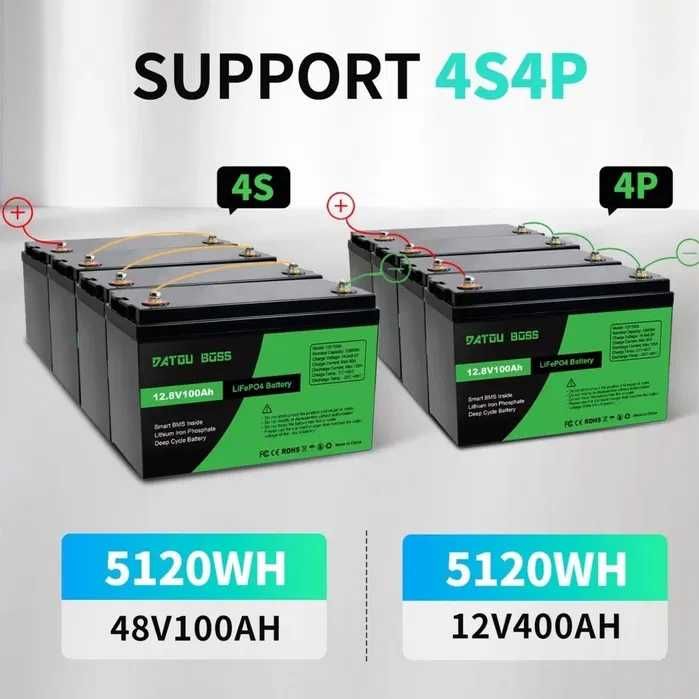 datouboss 12v 100 ah 120 ампер BMS бмс Літій залізо lifepo4 литий
