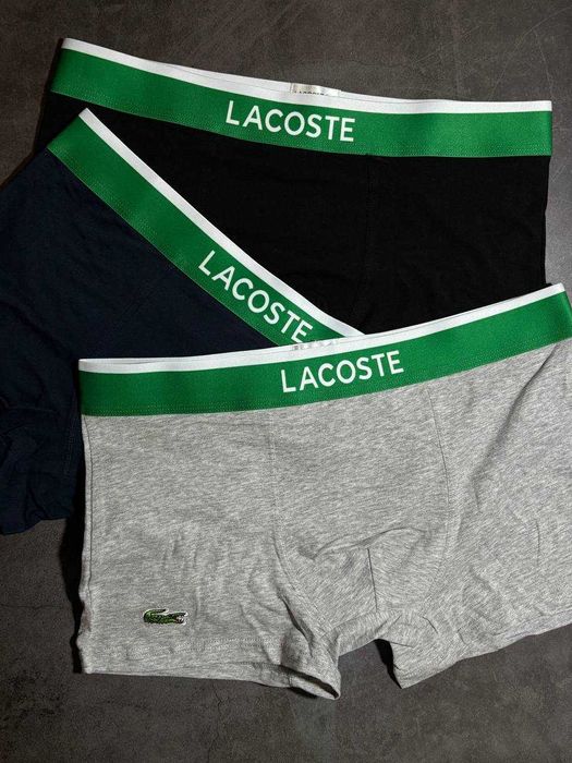 Чоловічі боксери Lacoste Трусы мужские боксеры  Лакоста Люкс качество