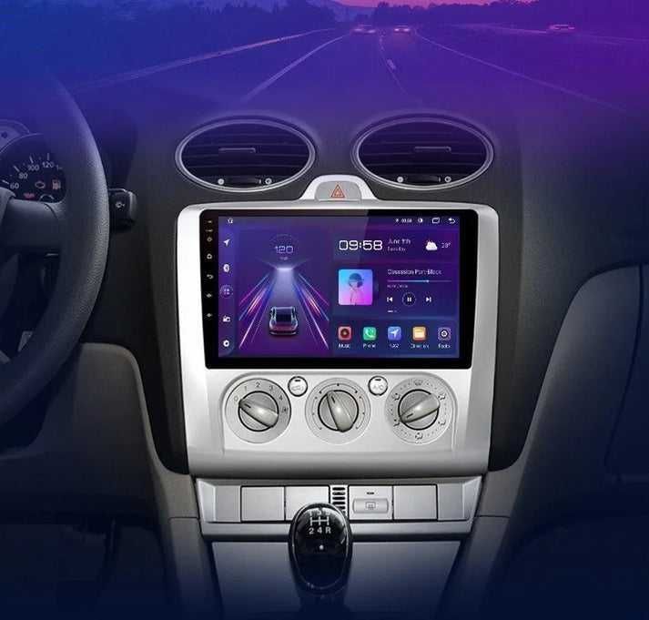 Ford Focus MK2 2004-2011 – Radio Android 15 9" CarPlay Android Auto 2GB/32GB GPS Nawigacja Stacja Multimedialna WiFi Bluetooth DSP PL