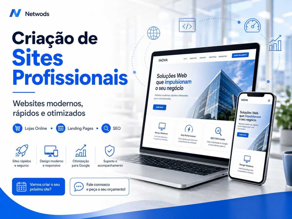 Criação de Sites Profissionais para Empresas | Website + SEO