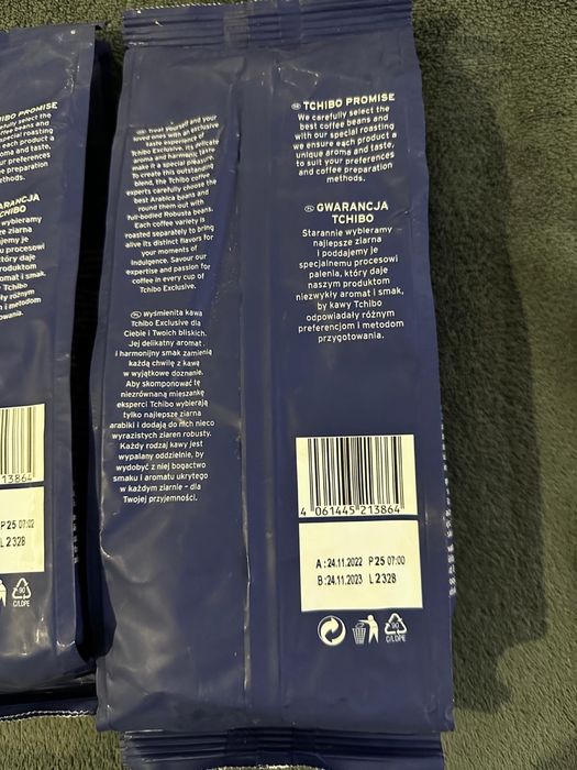 Kawa mielona 6kg Tchibo exclusive 12x500g