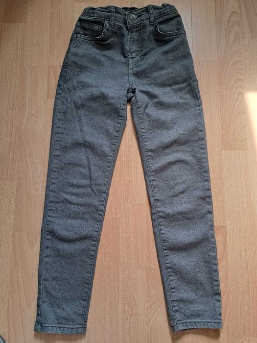 штани джинси сірі на хлопчика 9-10 років 140см майже нові