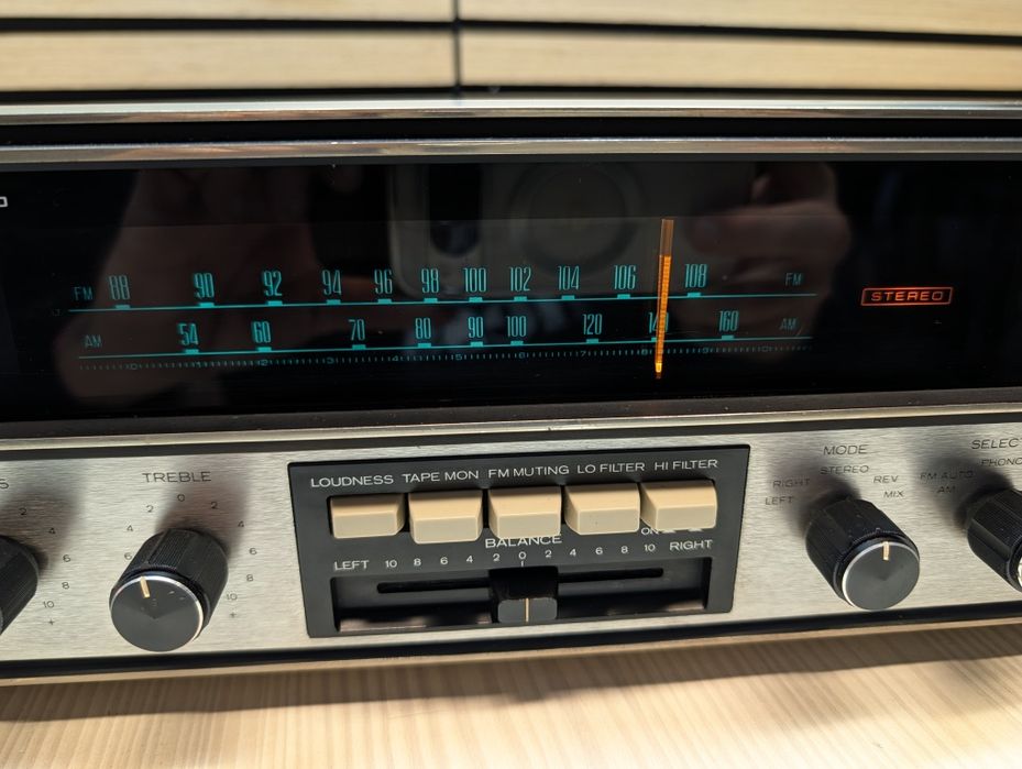 KENWOOD KR-4140 #Amplituner Stereo #Vintage 1970r #MONO #Pre-OUT #Drewno #Made in Japan !
