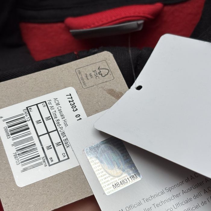 Casaco Puma AC Milan Vermelho (M)