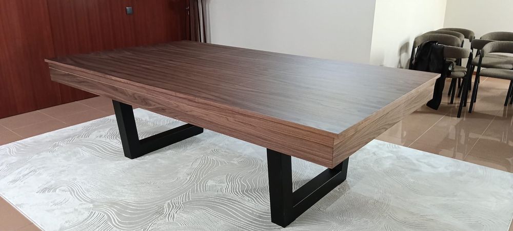 Bilhar New york  novo Nogueira acabamento mate