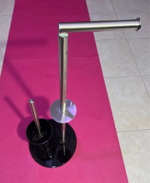 Conjunto de WC para papel higiénico com piaçaba