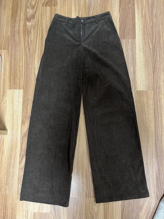 Штани вельветові коричневі