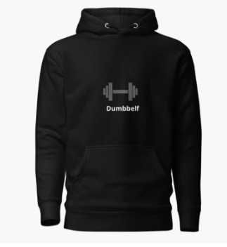 Moletom Unissex DUMBBELF - Personalizado | Novo com Envio Grátis