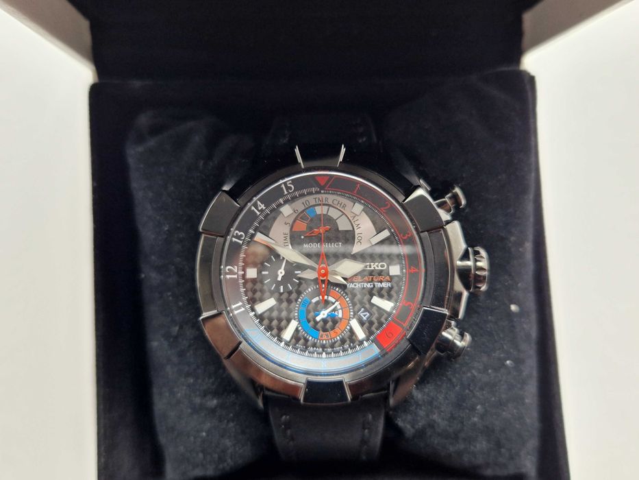 Zegarek męski Seiko Velatura Yachting timer 7T84-0AE0