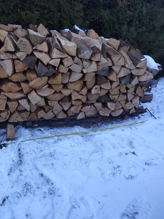 Opał Drzewo drewno opałowe twarde łupane cena za 1mp z transportem