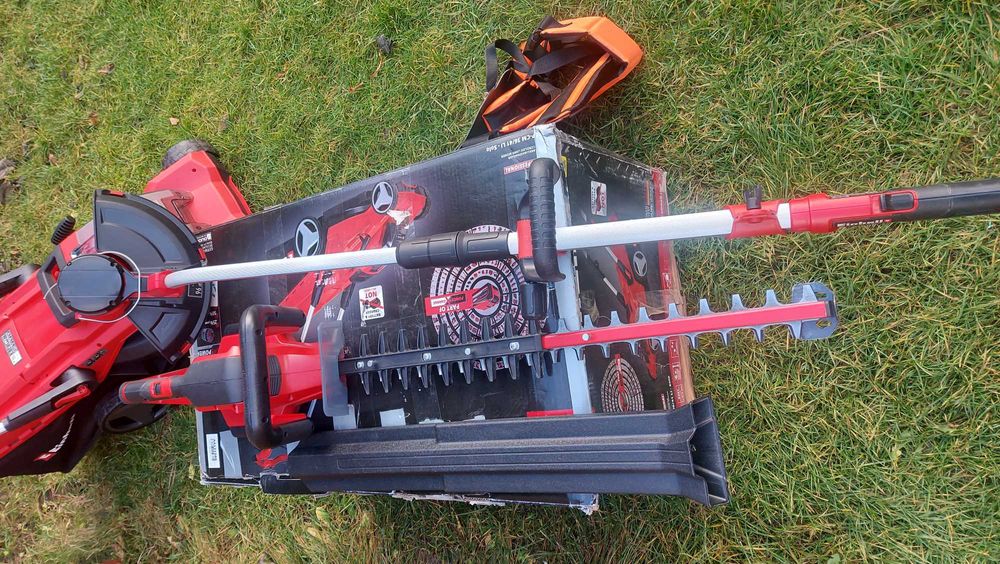 Kosiarka  kosa i nożyce do żywopłotu zestaw Einhell akumulatorowe