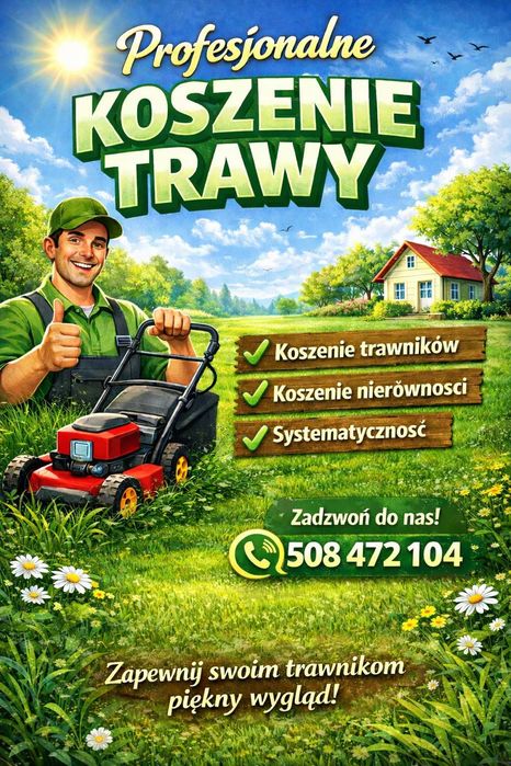 Koszenie trawy Ełk i okolice