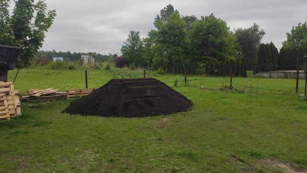 Ziemia ogrodowa, czarnoziem, pod trawnik ogródek przesiewana TRANSPORT