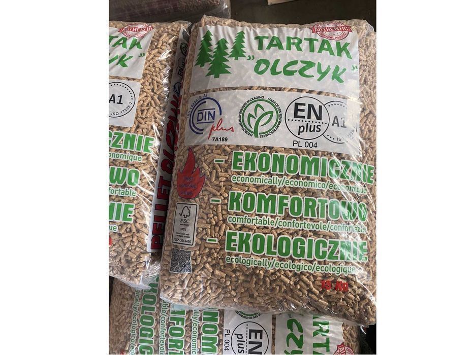 Polski pellet OLCZYK EN Plus A1 transport gratis