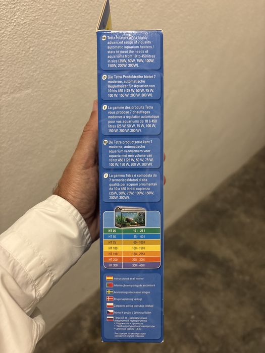 Tetra HT 25 aquecedor aquario