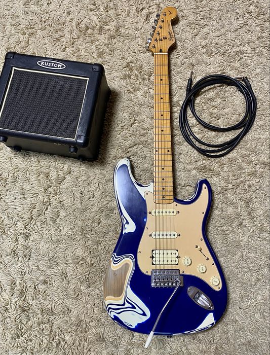 Электрогитара Squier Stratocaster Korea 1996 Relic и комбик