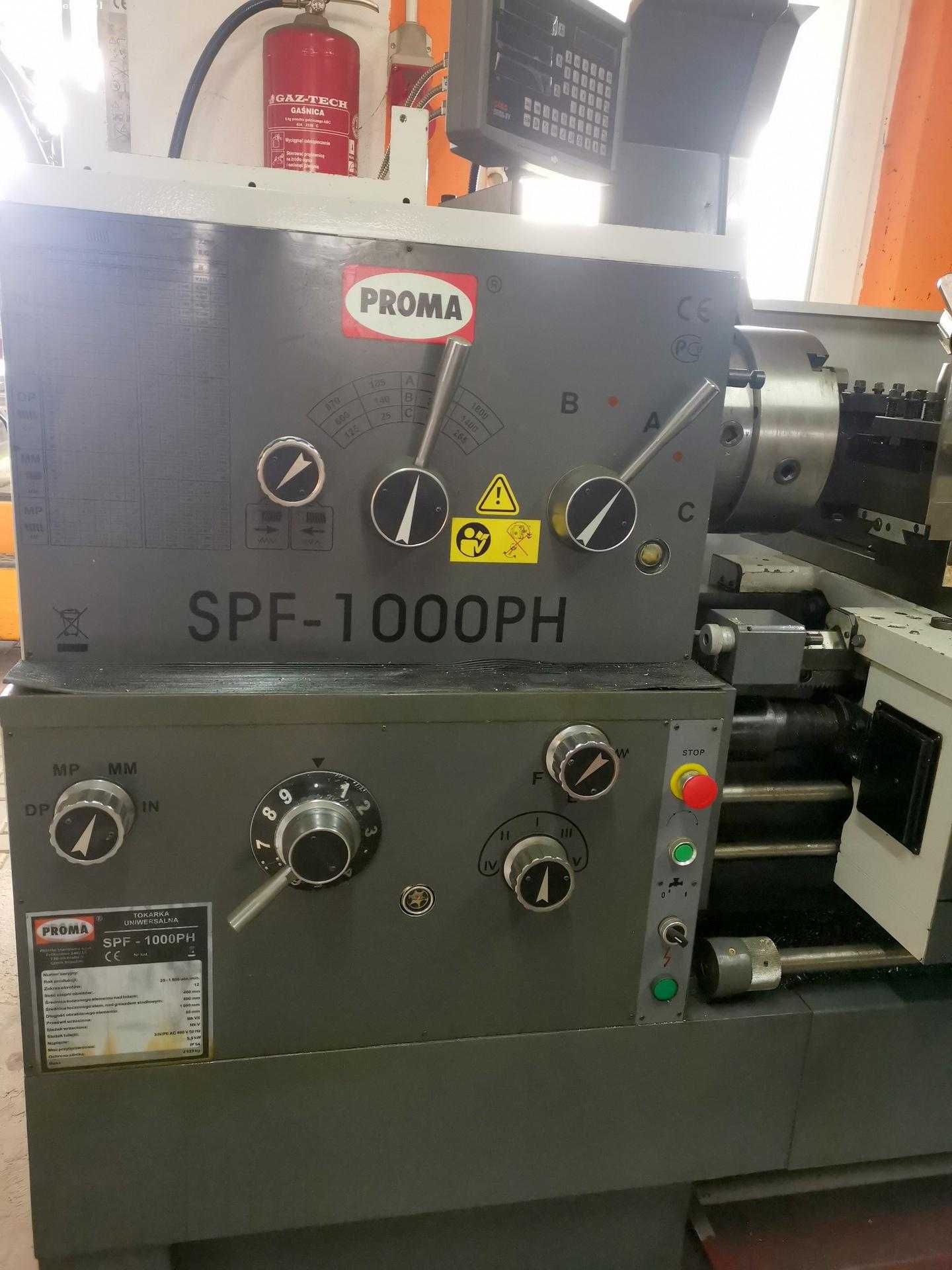 Tokarka uniwersalna PROMA SPF-1000PH Jelenia Góra Cieplice Śląskie ...