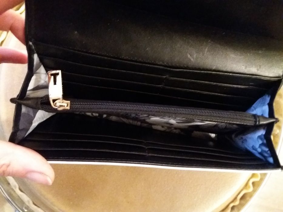 Ted Baker elegancki portfel skóra