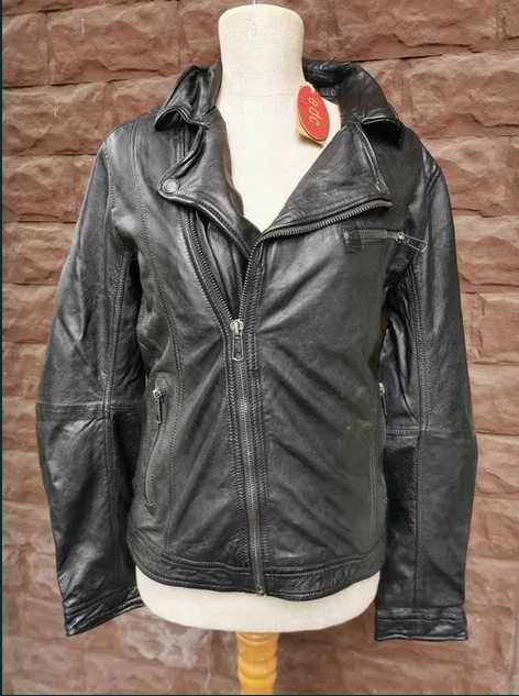 EDC Nowa kurtka skórzana męska M