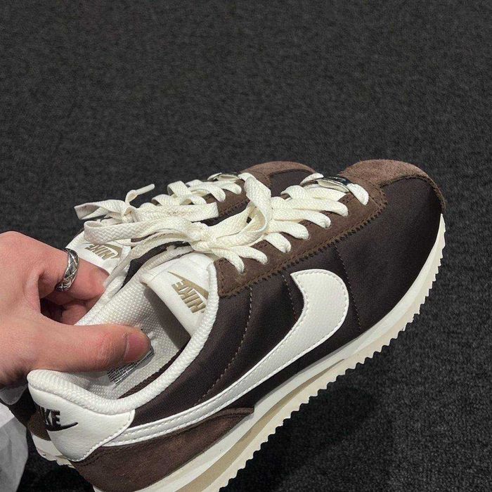 (БЕЗ ПЕРЕДОПЛАТИ)Nike Cortez Brown White найк кортез коричневі білі
