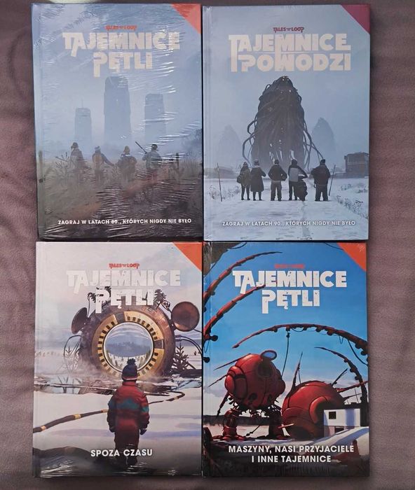 Podręczniki RPG "Tajemnice Pętli" + "Tajemnice Powodzi" + dodatki [folia!]