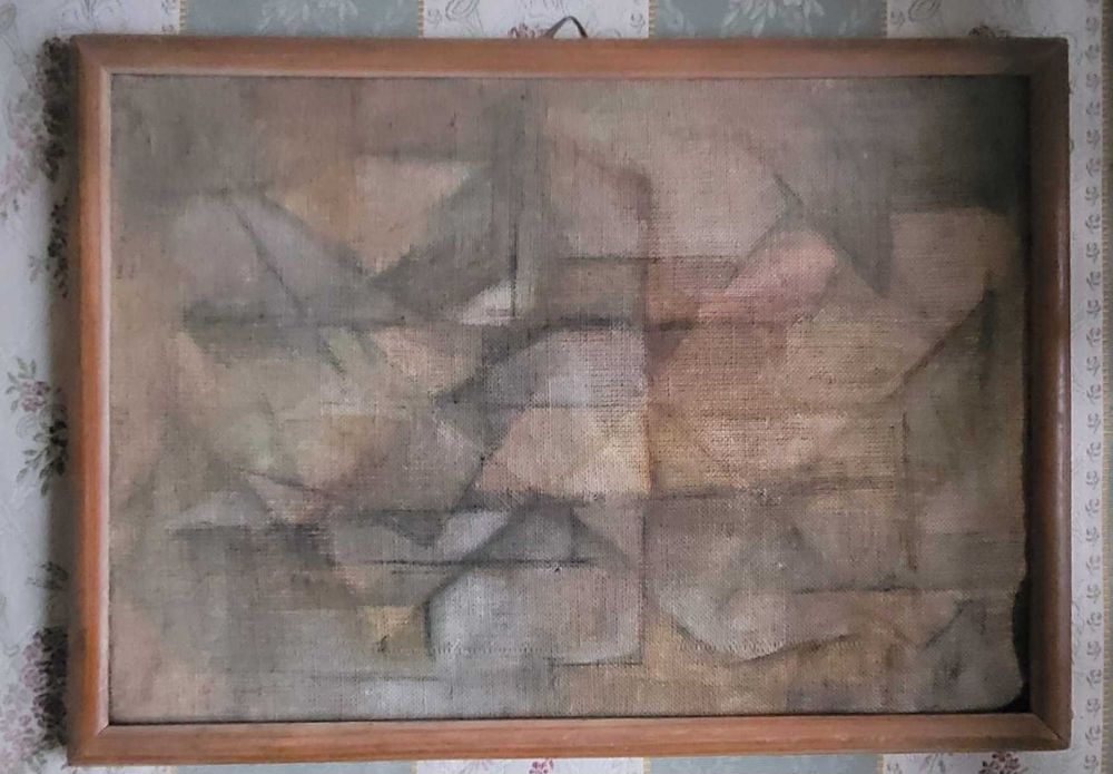 Obraz pastelowa mozaika na płótnie