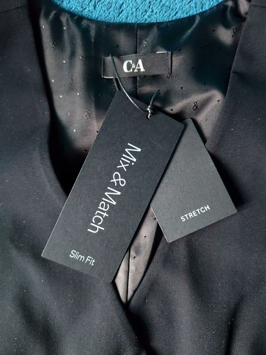 Garniturowa taliowana kamizelka C&A