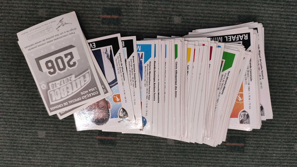 104 Cromos Futebol 2017/2018