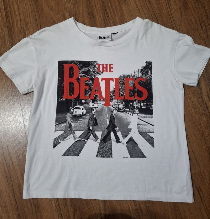 Футболка біла Beatles розмір S/M