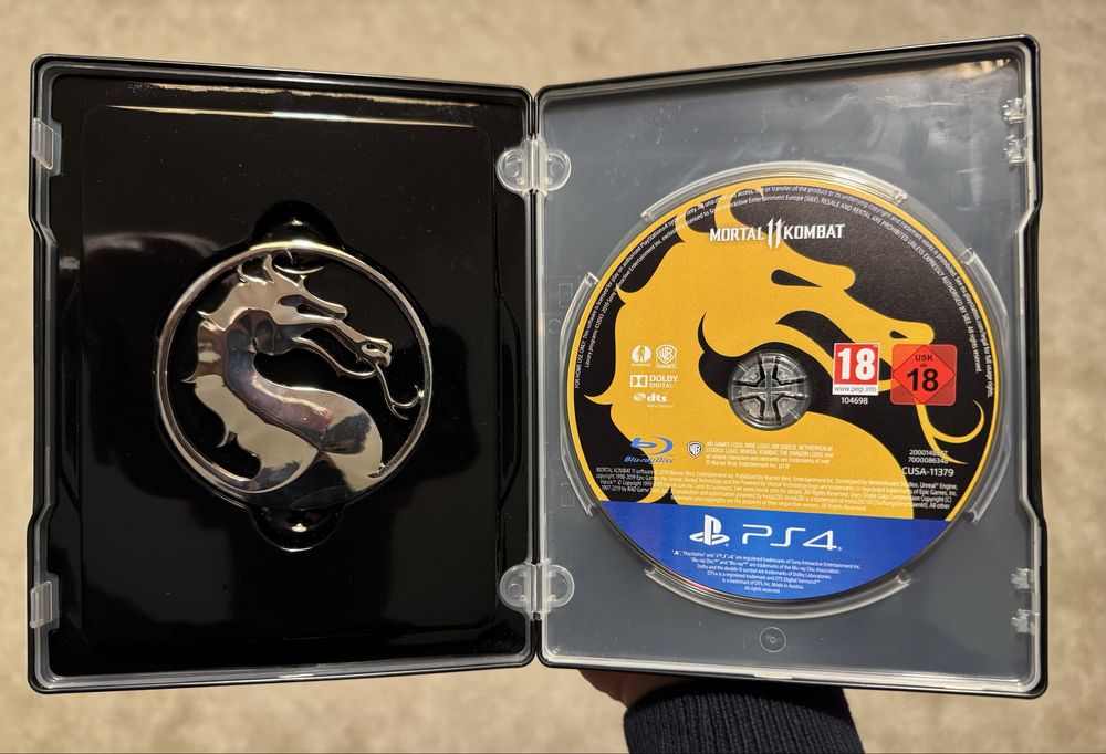 Mortal Kombat 11 PS4 steelbook