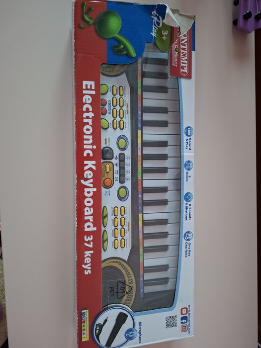 Pianino z mikrofonem dla dzieci