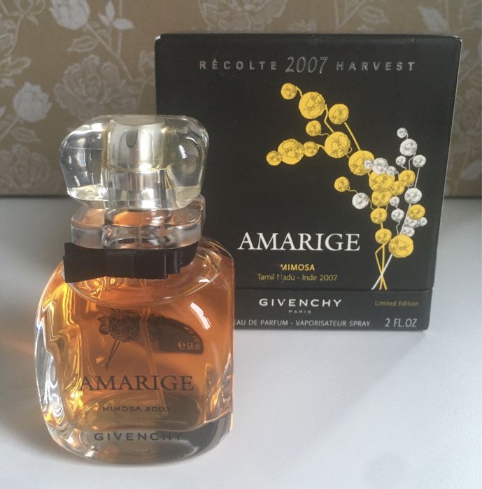 Givenchy Récolte Harvest: Amarige, Mimosa Tamil Madu Inde 2007 - 60 ml