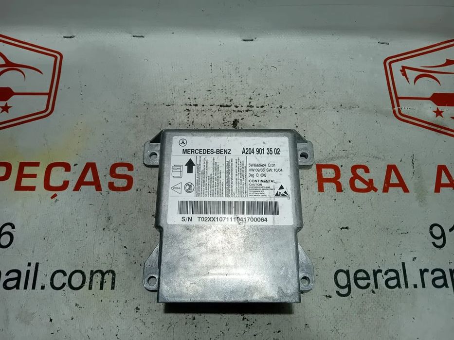 Centralina de Airbag Mercedes Class C W204 A2049013502 Original