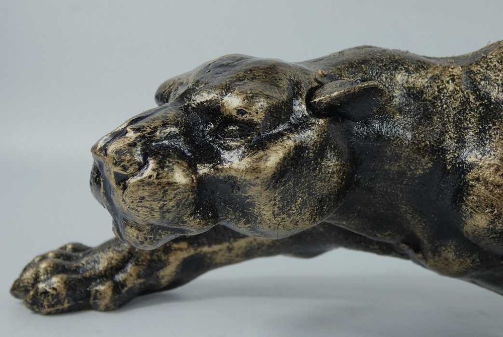 Figura rzeźba PANTERA kot puma żeliwo 41 cm 4 kg