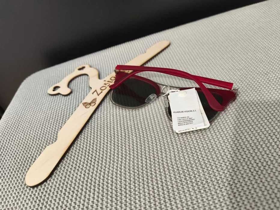 Modne nowe czerwone okulary dla kobiet przeciwsłoneczne UV400 hit 6.