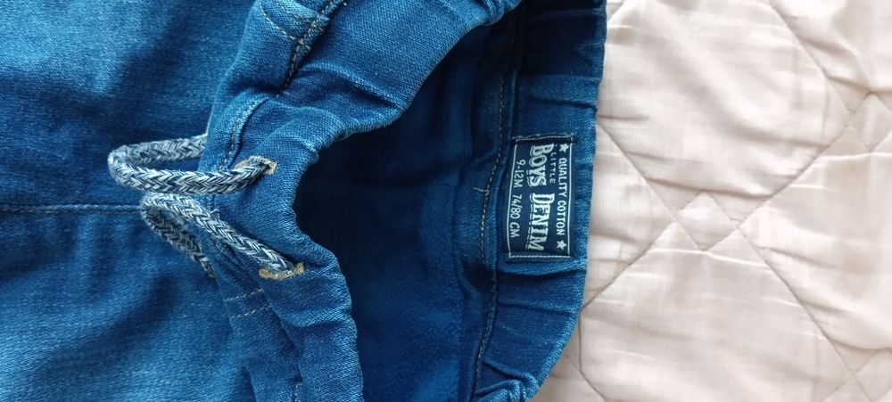 Зимові штани джинси на хлопчика 74 розмір