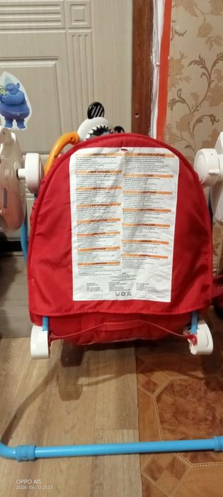 Качеля и шезлонг для малышей.