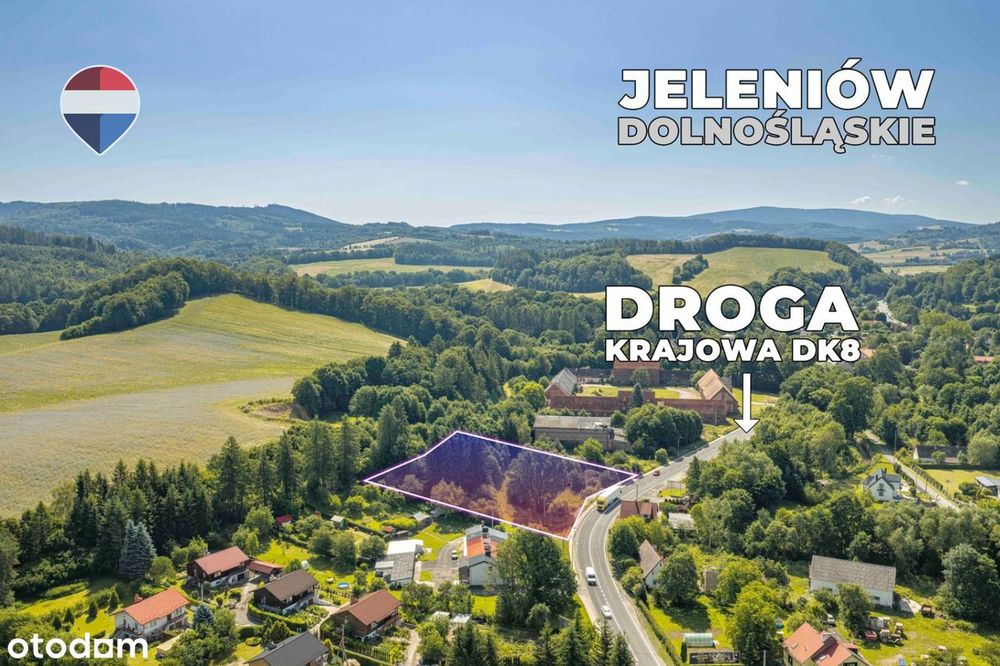 Na sprzedaż 3.921 m², przy DK8 z mediami