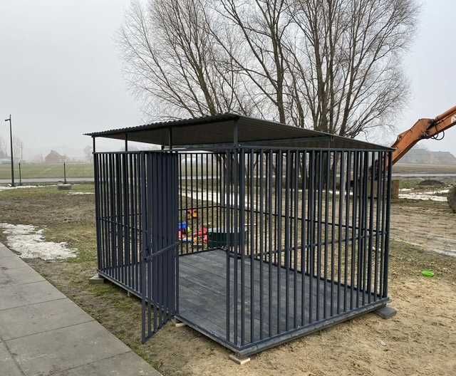 Kojec dla psa solidny, transport