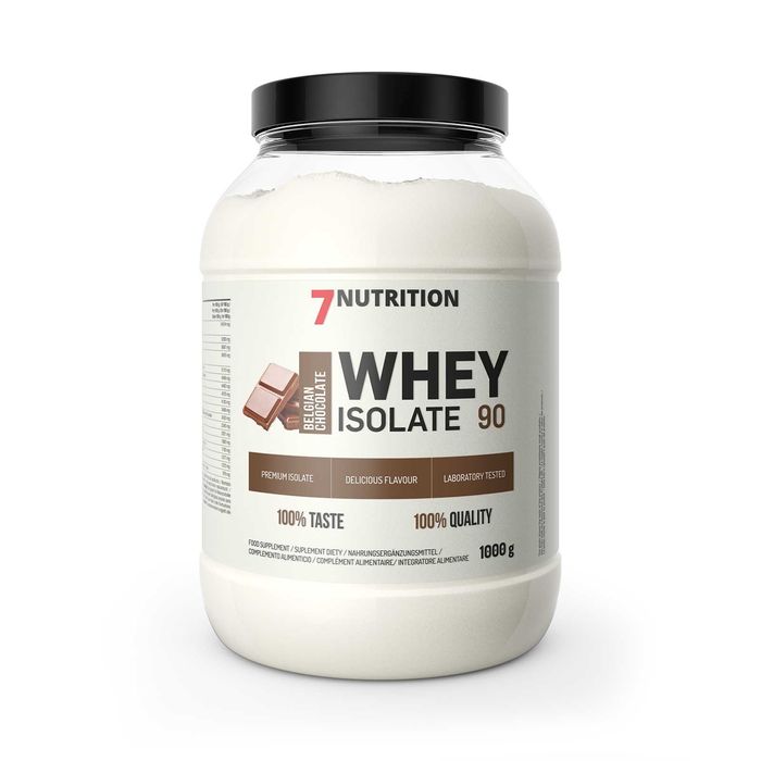 7Nutrition Whey Isolate 1kg Izolat Białka WPI Białko Czekolada +SHAKER